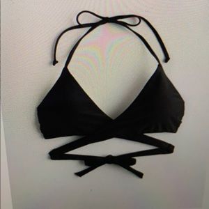 Aerie black bikini top